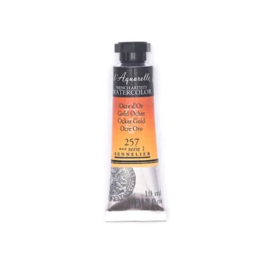 Sennelier French Artists' Watercolor, 10mL 257 Gold Ochre S1 {1}