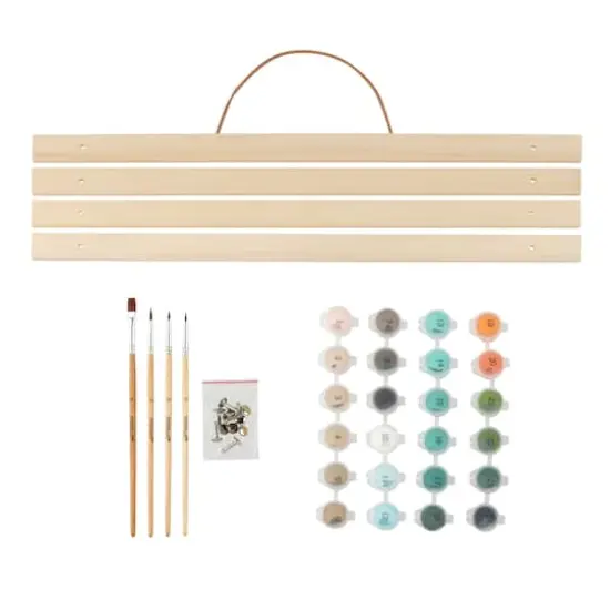 16" x 20" Mediterranean Coast Paint-by-Number Kit with Wood Display Hanger by Artist's Loft&reg; {3}