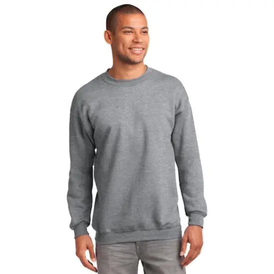 Port & Company&reg; Essential Fleece Crewneck Sweatshirt Athletic Heather {4}