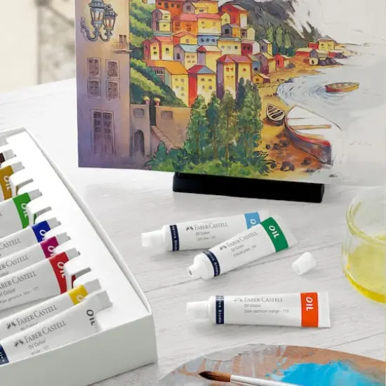 Faber-Castell Creative Studio 24 Color Oil Paint Set {4}