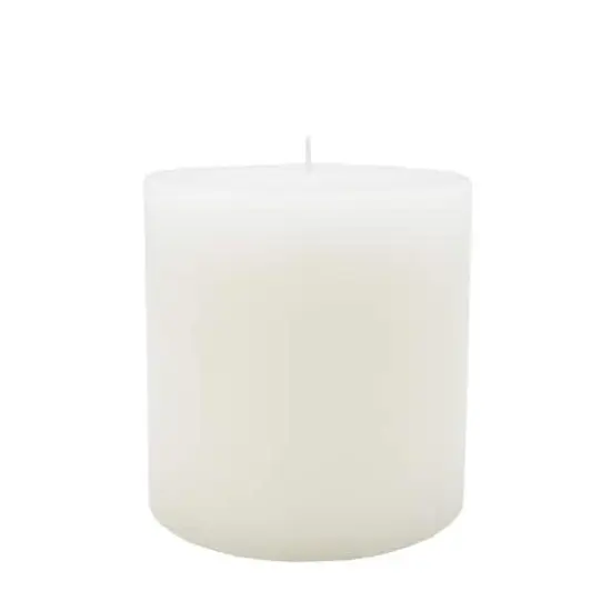 4" x 4" White Pillar Candle by Ashland&reg; {4}