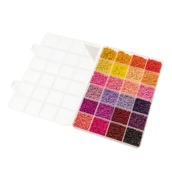 8/0 Bright Glass Seed Beads, 10.5oz. by Bead Landing&trade; {4}