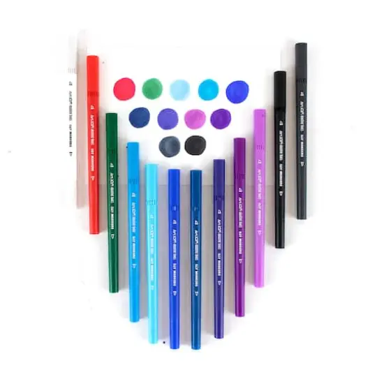 Art 101 Dual-Tip Illy Markers, 3 Packs of 12 {7}