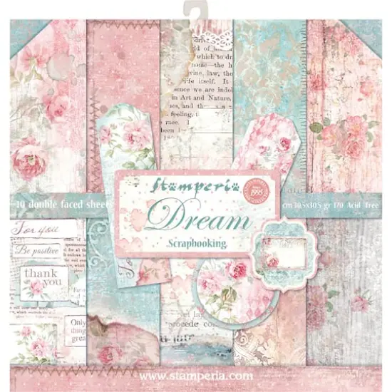 Stamperia Dream Double-Sided Paper Pad, 12" x 12" {1}