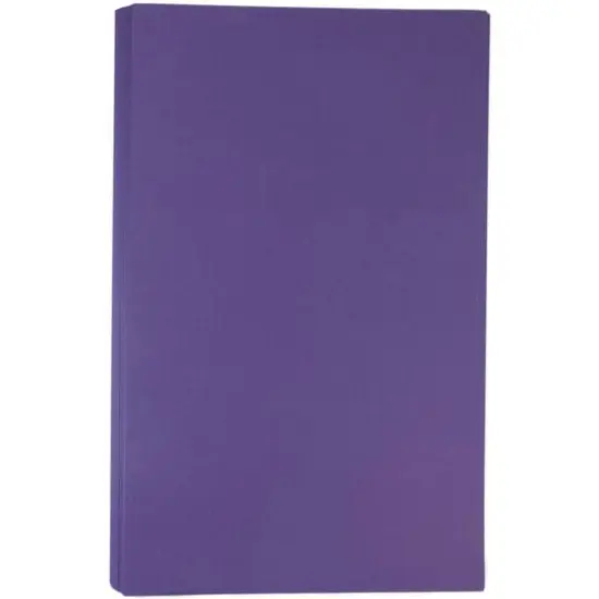 JAM Paper 8.5" x 14" 80lb. Matte Cover Cardstock Pack, 50 Sheets Dark Purple {1}