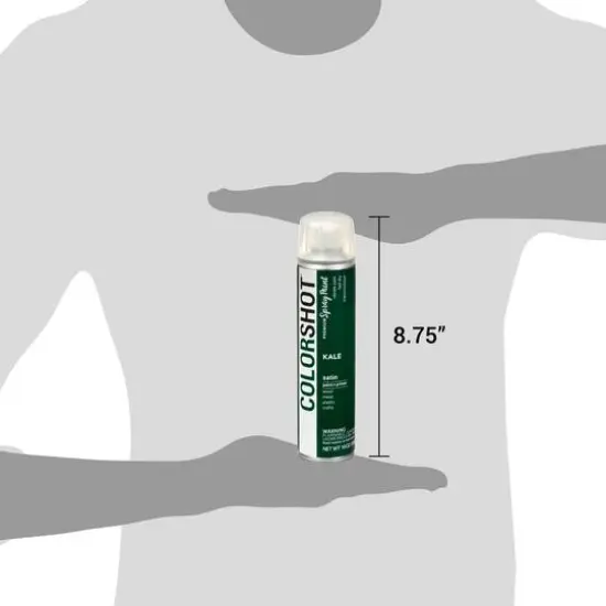 COLORSHOT&reg; Premium Satin Spray Paint Kale {7}