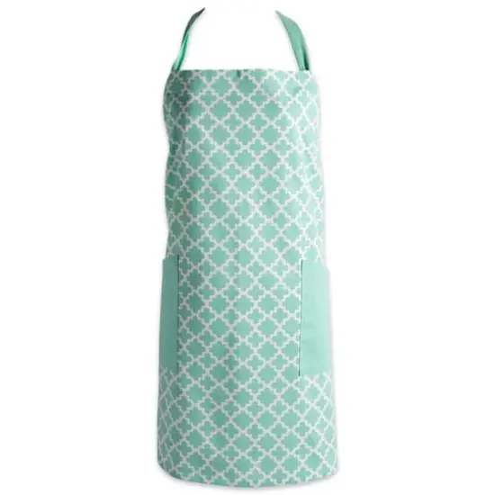 DII&reg; Aqua Lattice Print 2-Pocket Apron Assorted {1}