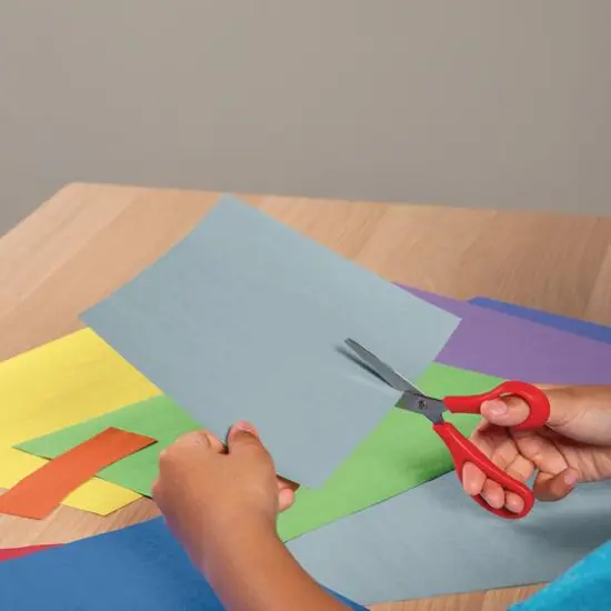 Prang&reg; 12" x 18" Construction Paper, 5 Packs of 50 Sheets Sky Blue {5}