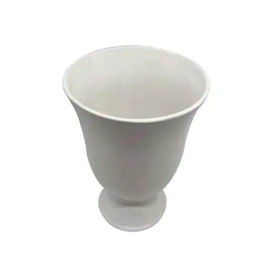 8" White Ceramic Vase by Ashland&reg; {4}