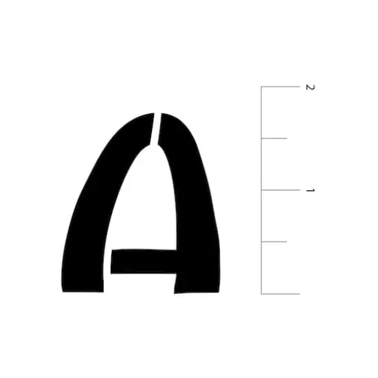 1.5" Handletter Alphabet Stencils by Craft Smart&reg; {4}
