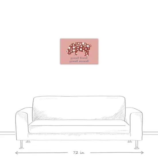 Good Mood Good Food Canvas Wall Art {6}