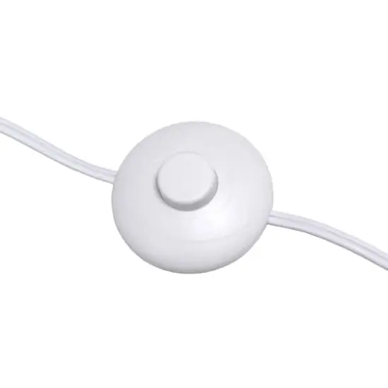 Simple Designs&trade; Iron Lantern Floor Lamp with Glass Shade White {10}