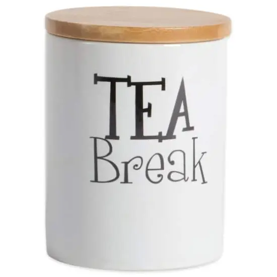 DII&reg; Coffee, Sugar & Tea Ceramic Canister Set White {5}