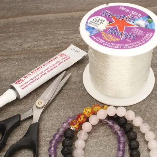 Stretch Magic&reg; 0.7mm Clear Bead & Jewelry Cord with Glue, 100m {6}