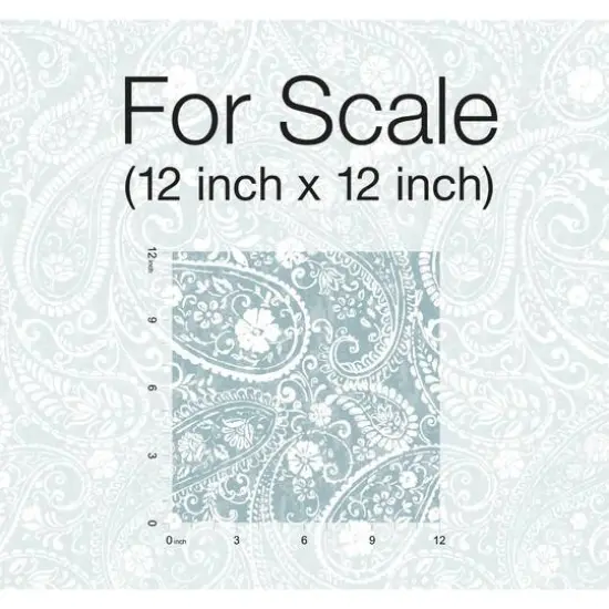 RoomMates Paisley Prince Peel & Stick Wallpaper Blue and White {9}