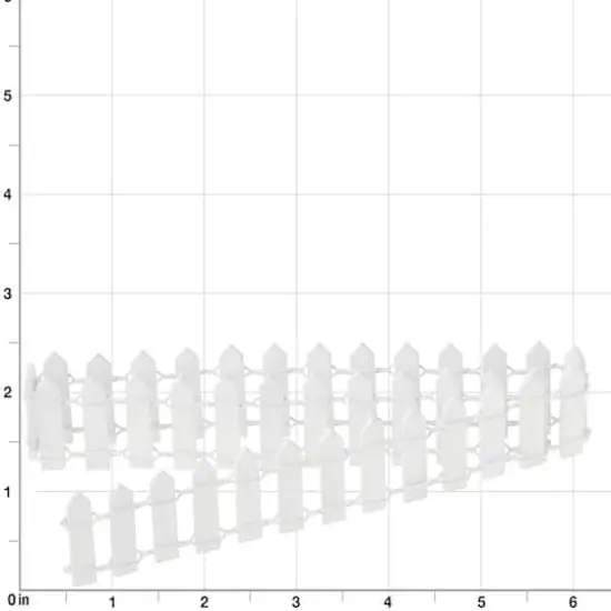 White Mini Wooden Fence by Make Market&reg; {5}