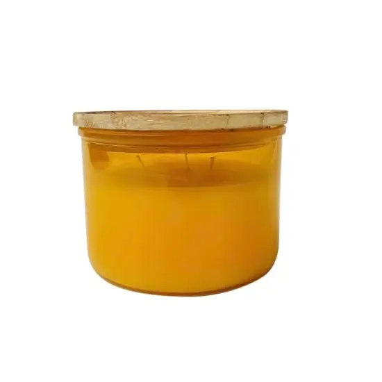 13.5oz. 3 Wick Scented Jar Candle by Ashland&reg; Honeyed Apricot {1}