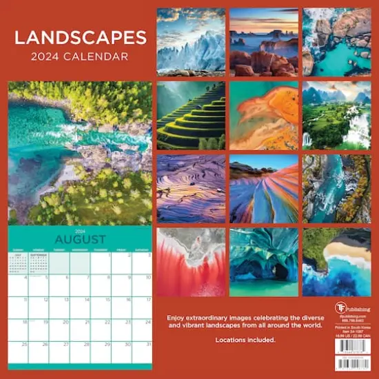 TF Publishing 2024 Landscapes Wall Calendar {3}
