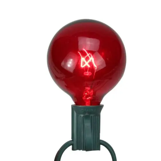 25ct. Red G50 Incandescent Christmas Replacement Bulbs {1}