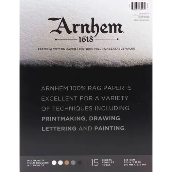 Speedball&reg; Arnhem 1618 Paper Print Pad, 8.5" x 11" {1}