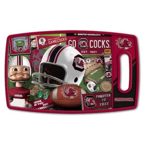 College Retro Series Cutting BoardSouth Carolina Gamecocks {1}