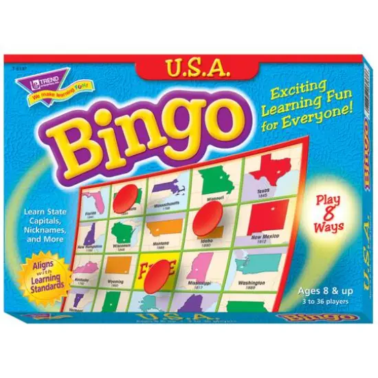 Trend Enterprises&reg; U.S.A. Bingo {1}