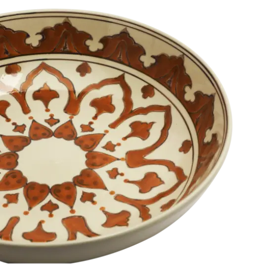 Hello Honey&reg; 14" Hand Painted Ceramic Serving Bowl {6}