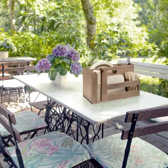 Elegant Designs Wood Caddy Organizer Natural Wood {7}