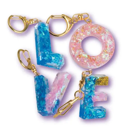 Amav Toys Fashion Time Love Crystal Key Chain Making Activity Kit {5}
