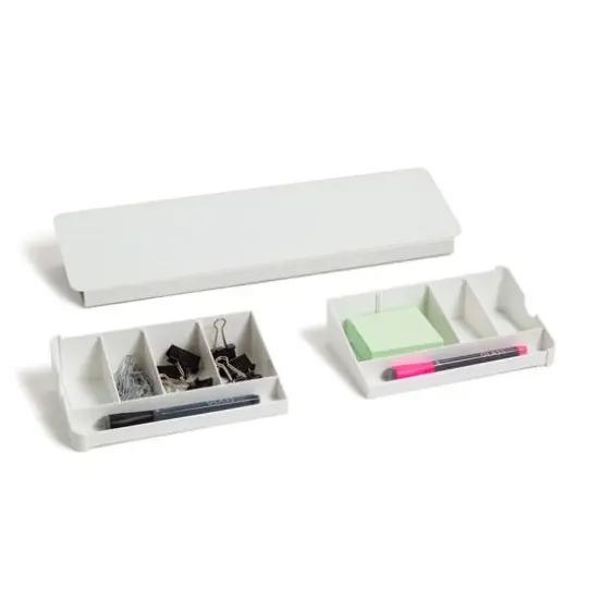 U Brands Glass Dry Erase Desktop Valet {1}