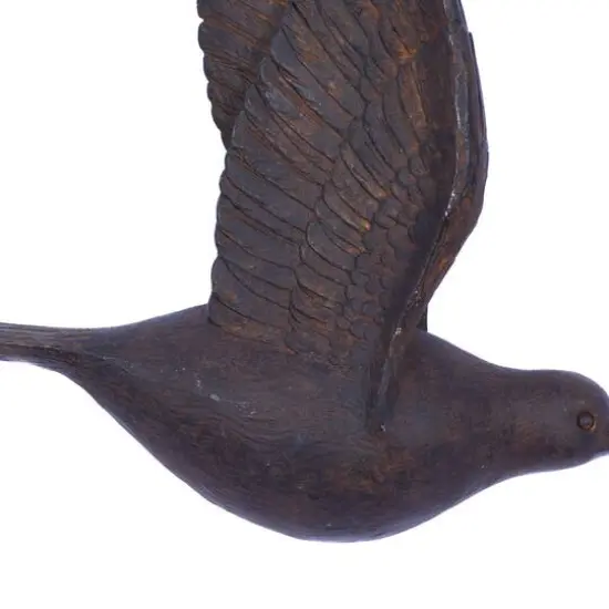 Brown Metal Farmhouse Birds Wall Decor Set {3}