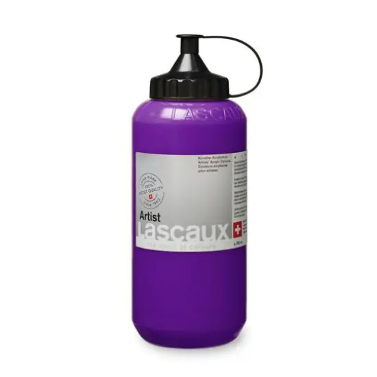 Lascaux Artist Acrylic Paint, 750mL 135 Dioxazine Violet Light {1}