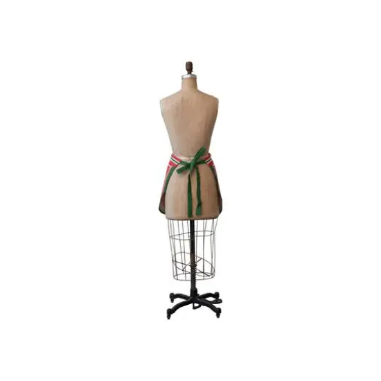 Hello Honey&reg; Embroidered Kiss the Claus Half Apron with Pocket {4}
