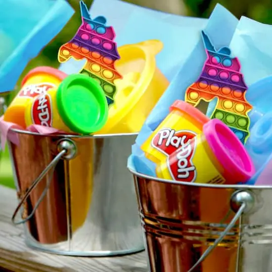 GottaPop Rainbow Unicorns Pop It Fidget Toy Party Favors, 6ct. {4}