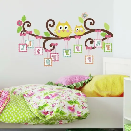 RoomMates Happi Scroll Tree Letter Branch Giant Peel & Stick Decal {7}