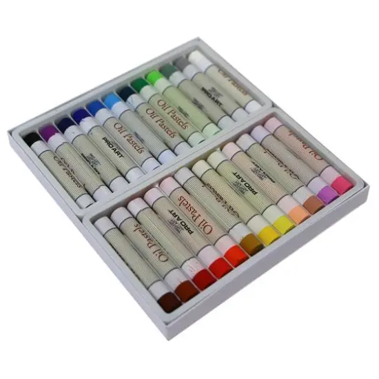 Pro Art&reg; Bright 24 Color Jumbo Oil Pastels {3}