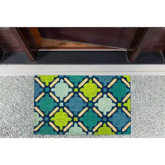 DII&reg; Blue Mosaic Doormat {5}