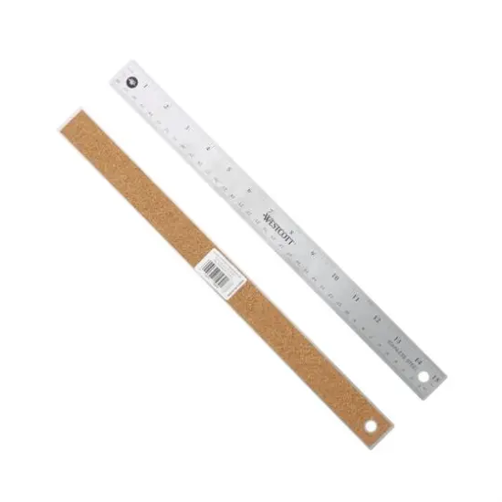 Westcott&reg; C-Thru Flexible Stainless Steel Ruler, 15" {1}