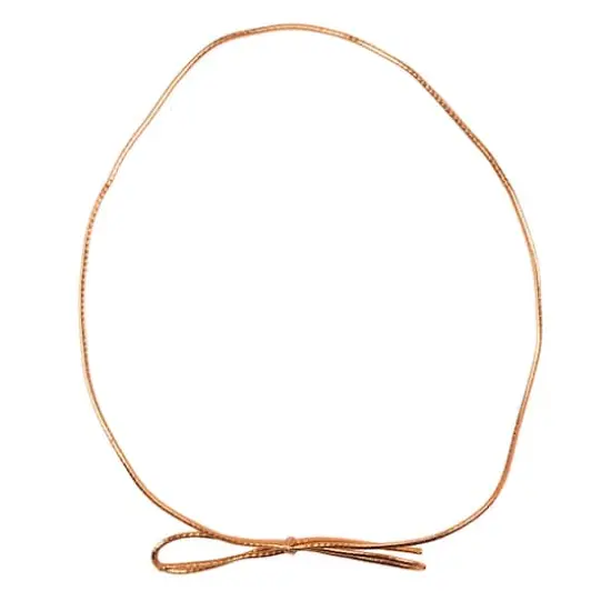 JAM Paper Metallic Elastic Loop, 50ct. Copper {4}