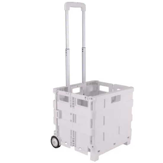 Simplify Tote & Go White Collapsible Utility Cart {1}