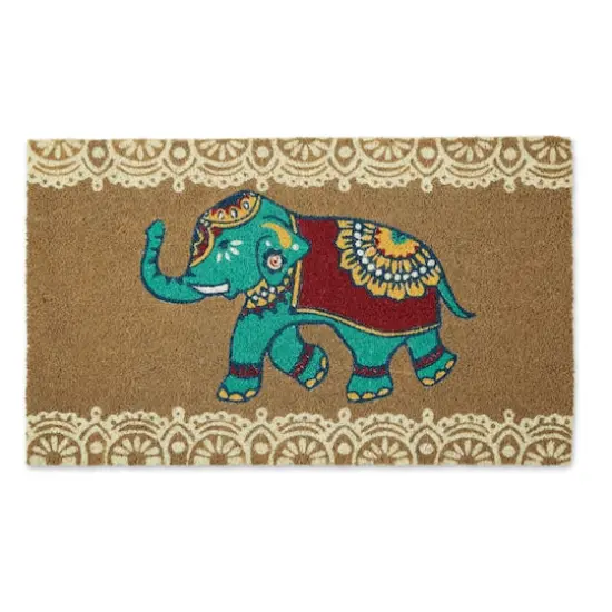 Indian Elephant Doormat {1}