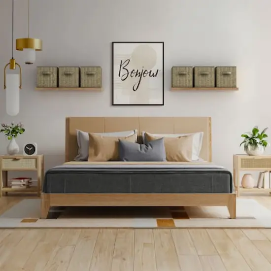 Sorbus 11" Gray Woven Foldable Storage Cubes, 4ct. {3}