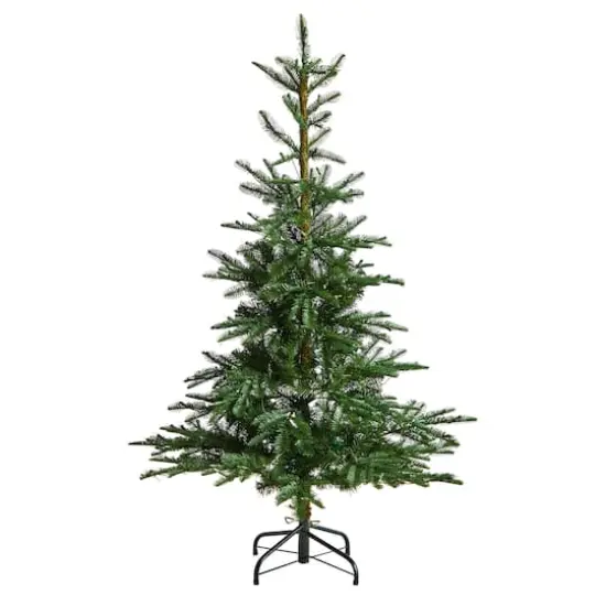 5ft. Pre-Lit Layered Washington Spruce Artificial Christmas Tree, Clear Lights {4}