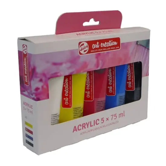 Talens Art Creation 5 Color Acrylic Set {1}
