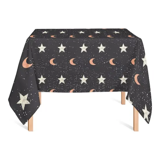 Star and Moon Pattern 58" x 58" Tablecloth {3}