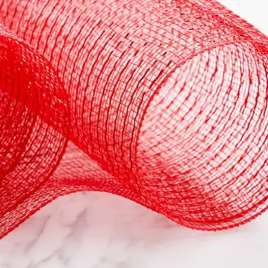 21" x 30ft. Mesh Ribbon by Celebrate It&reg; Occasions&trade; Red {3}
