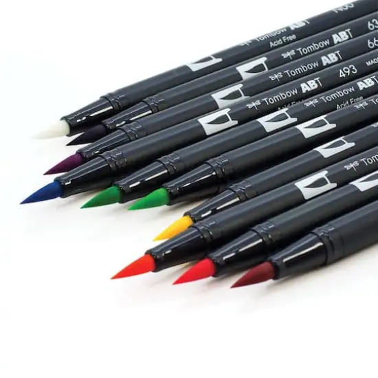 Tombow Bright Dual Brush Pens {5}