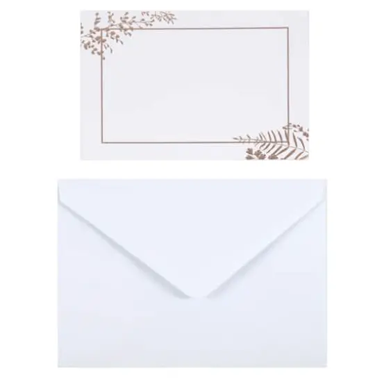 Flat Cards & Envelopes by Recollections&trade;, 3.5" x 4.87" Floral {3}