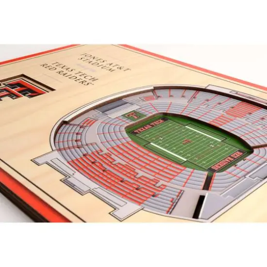 NCAA 3D StadiumViews Desktop Display Texas Tech Red Raiders {5}