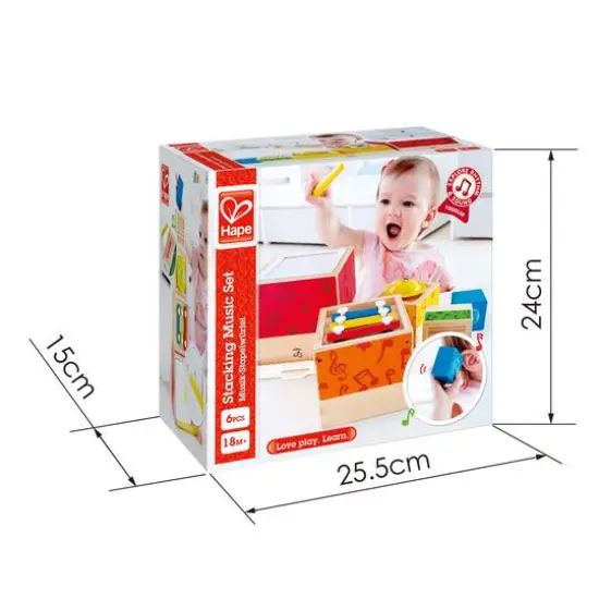 Hape Odyssey Stacking Music Set {7}